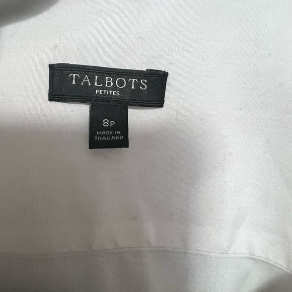 Talbots White Top - Picture 4 of 5
